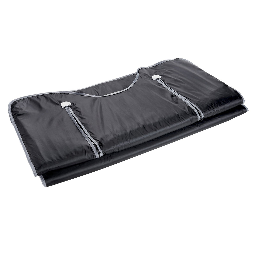 Sauna Blanket For Detoxification, Portable Far Infrared Sauna For Home, Oxford Sauna Bag Warm Holes & Carbon Fiber Heating, 1-6 Level Adjustable Temp 95-176F, 5-60 Minutes Timer, 75 X 35 In